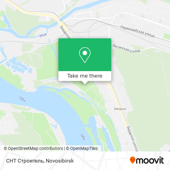СНТ Строитель map