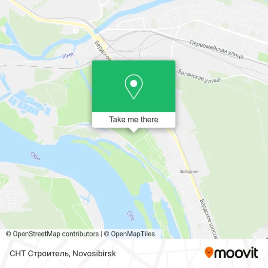 СНТ Строитель map