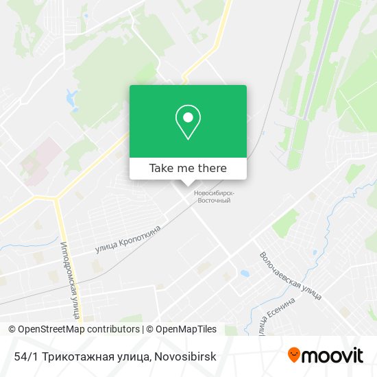 54/1 Трикотажная улица map