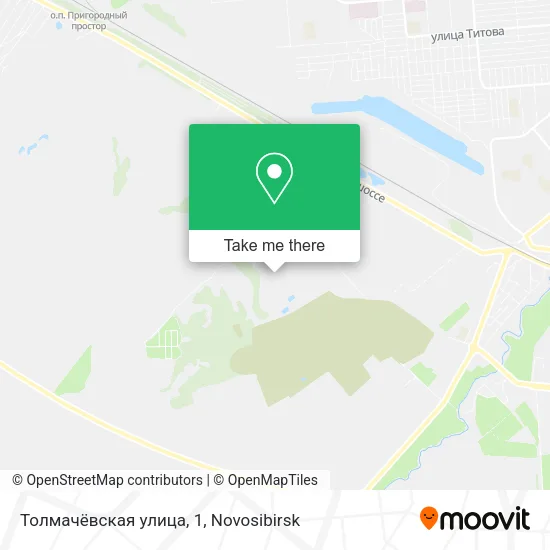 Толмачёвская улица, 1 map