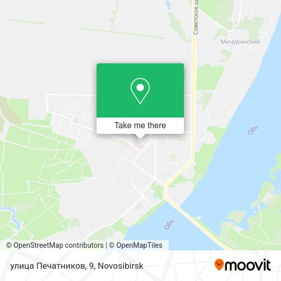 улица Печатников, 9 map