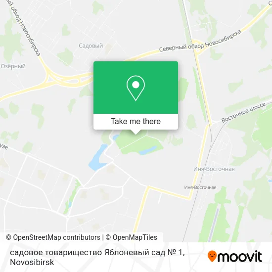 садовое товарищество Яблоневый сад № 1 map