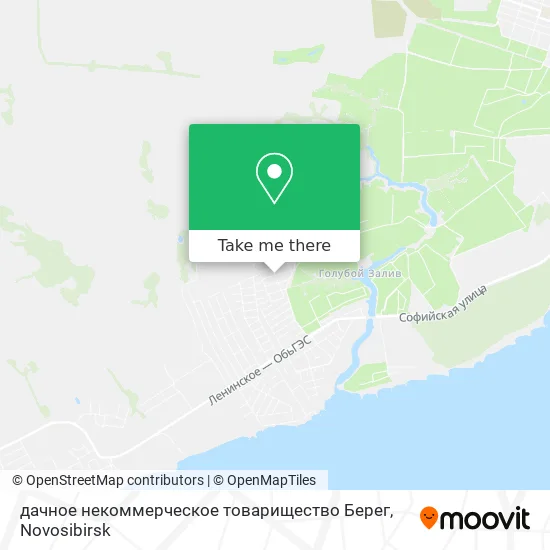 дачное некоммерческое товарищество Берег map