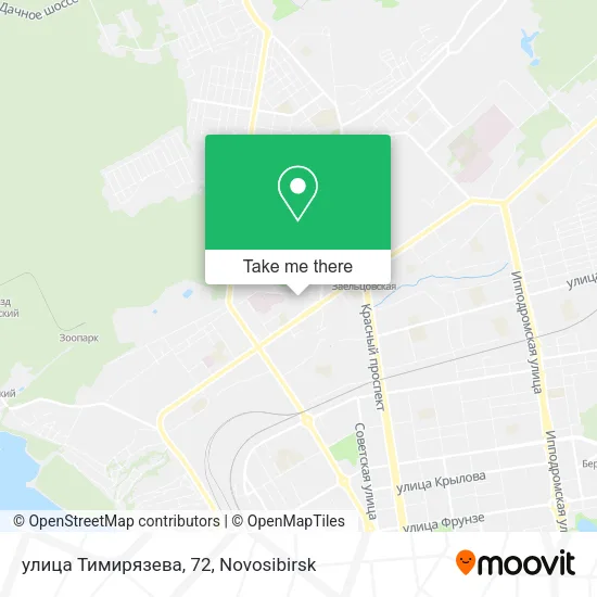 улица Тимирязева, 72 map