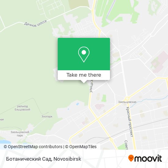 Ботанический Сад map