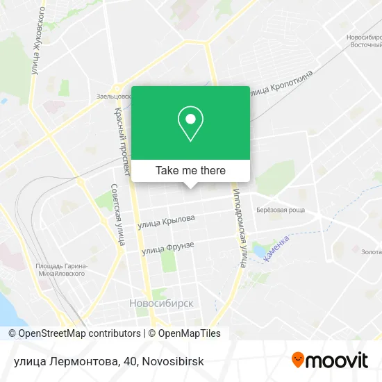 улица Лермонтова, 40 map