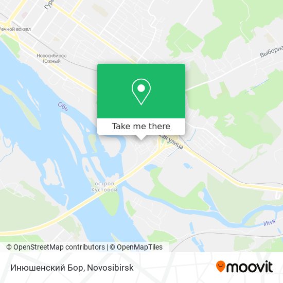 Инюшенский Бор map