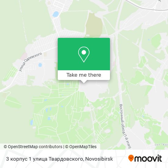 3 корпус 1 улица Твардовского map