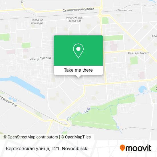 Вертковская улица, 121 map