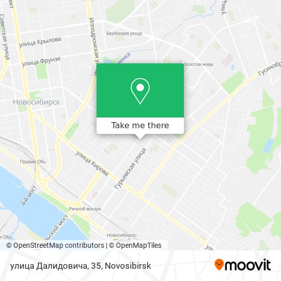 улица Далидовича, 35 map
