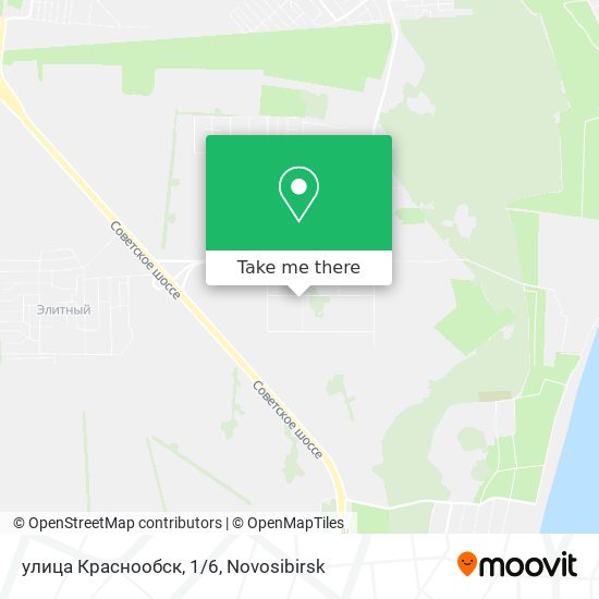 улица Краснообск, 1/6 map