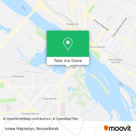 пляж Наутилус map