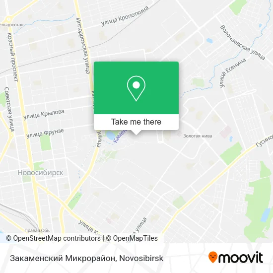 Закаменский Микрорайон map