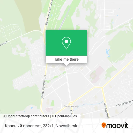 Красный проспект, 232/1 map
