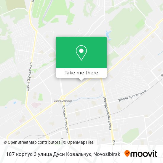 187 корпус 3 улица Дуси Ковальчук map