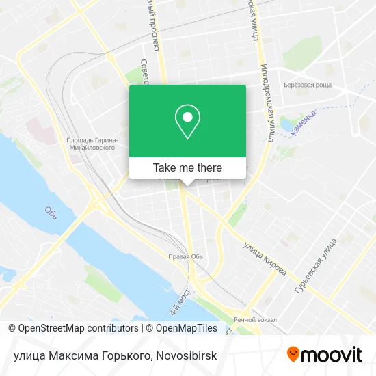 улица Максима Горького map