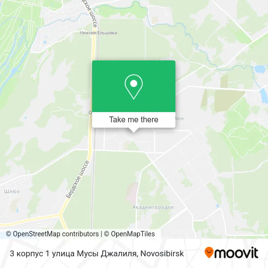 3 корпус 1 улица Мусы Джалиля map