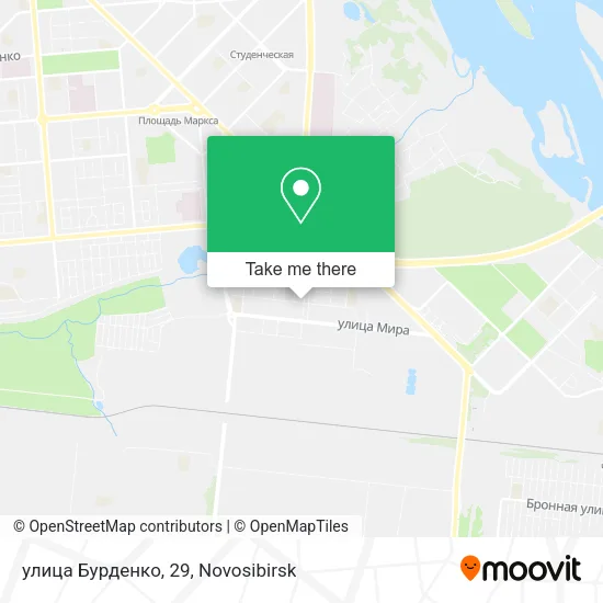 улица Бурденко, 29 map