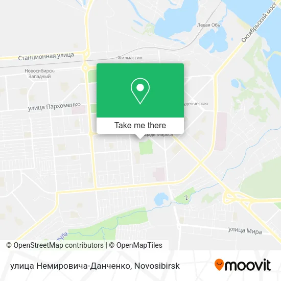 улица Немировича-Данченко map