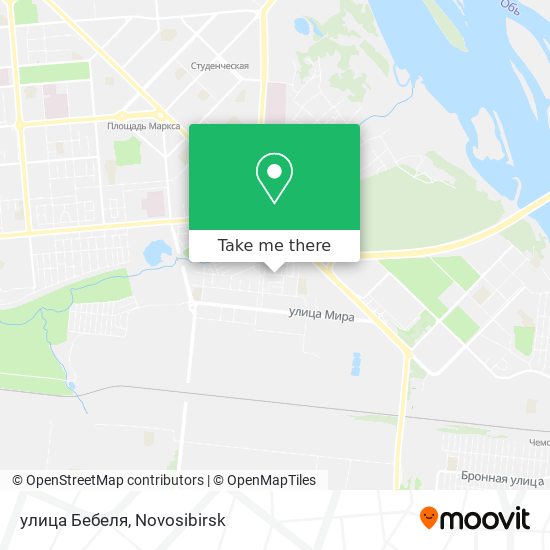 улица Бебеля map