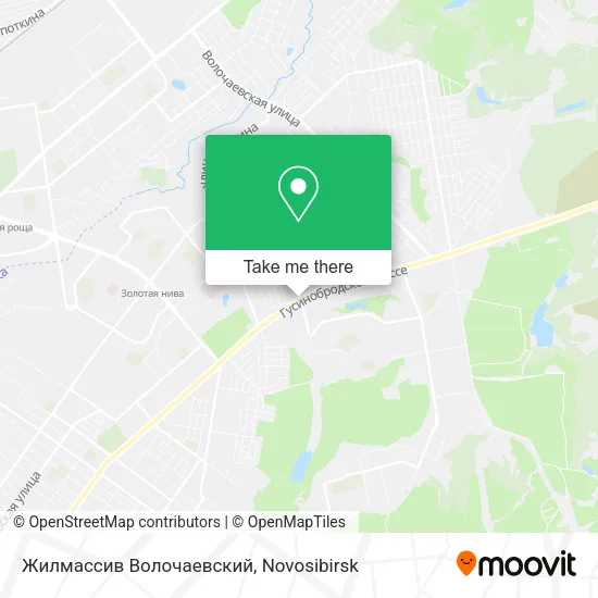 Жилмассив Волочаевский map