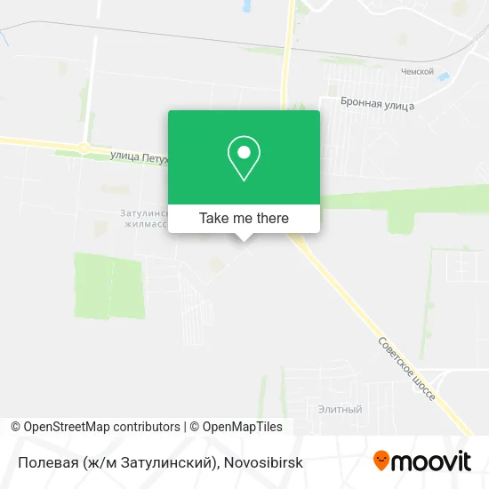 Полевая (ж/м Затулинский) map