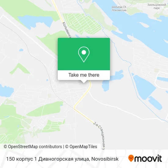 150 корпус 1 Дивногорская улица map