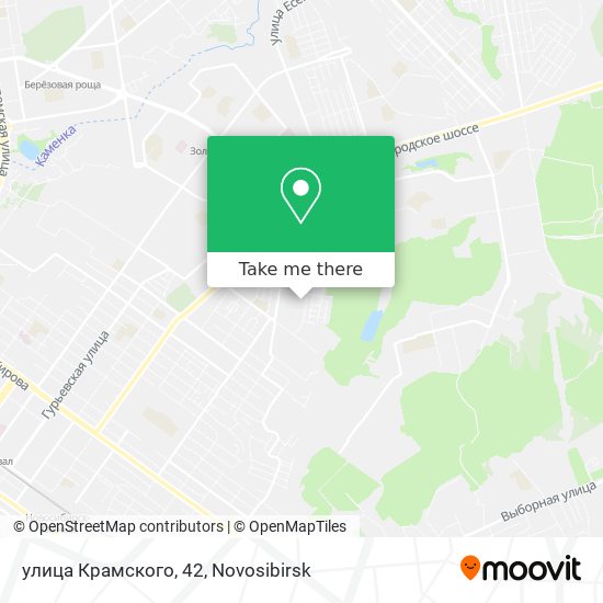 улица Крамского, 42 map