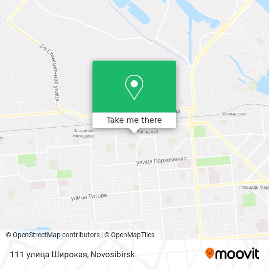 111 улица Широкая map