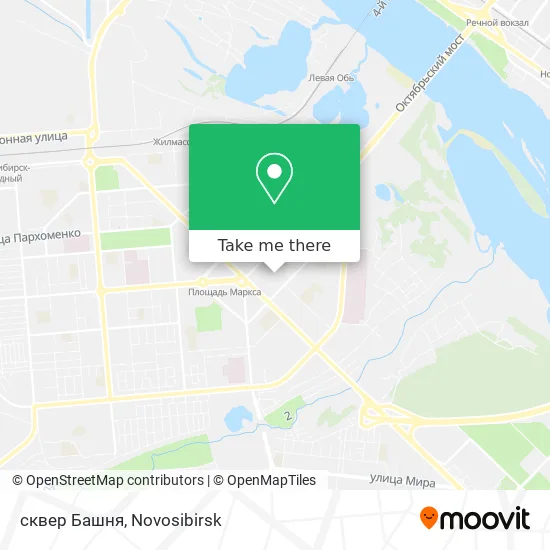 сквер Башня map