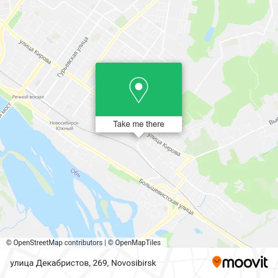 улица Декабристов, 269 map