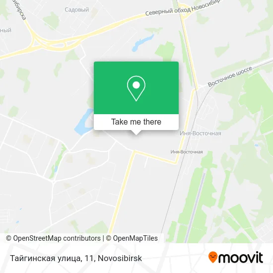 Тайгинская улица, 11 map