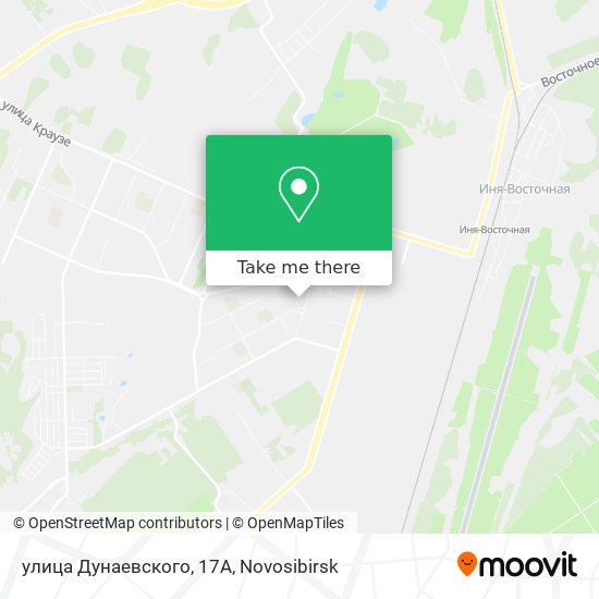 улица Дунаевского, 17А map