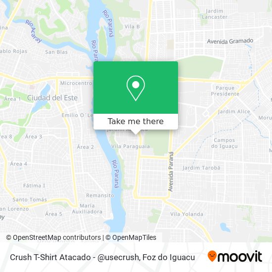 Crush T-Shirt Atacado - @usecrush map