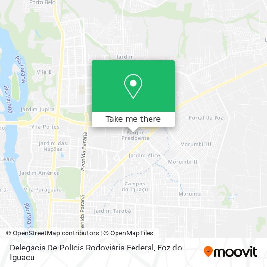 Delegacia De Polícia Rodoviária Federal map