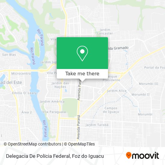 Delegacia De Polícia Federal map