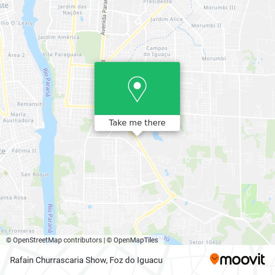 Rafain Churrascaria Show map