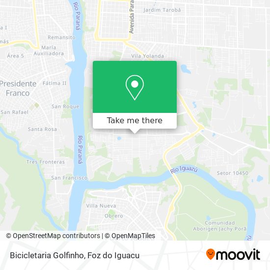 Bicicletaria Golfinho map