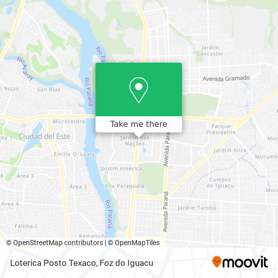 Loterica Posto Texaco map