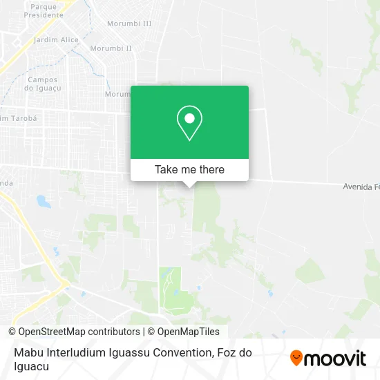 Mabu Interludium Iguassu Convention map