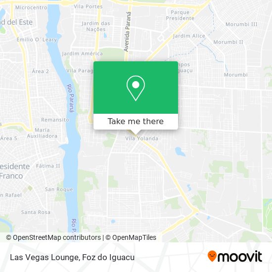 Las Vegas Lounge map