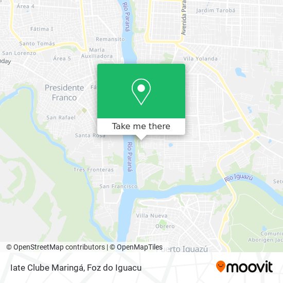 Iate Clube Maringá map
