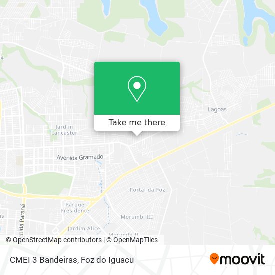 CMEI 3 Bandeiras map