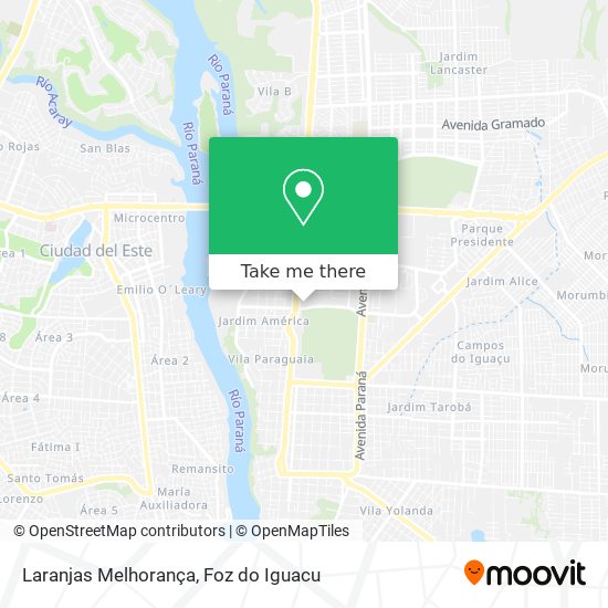 Laranjas Melhorança map