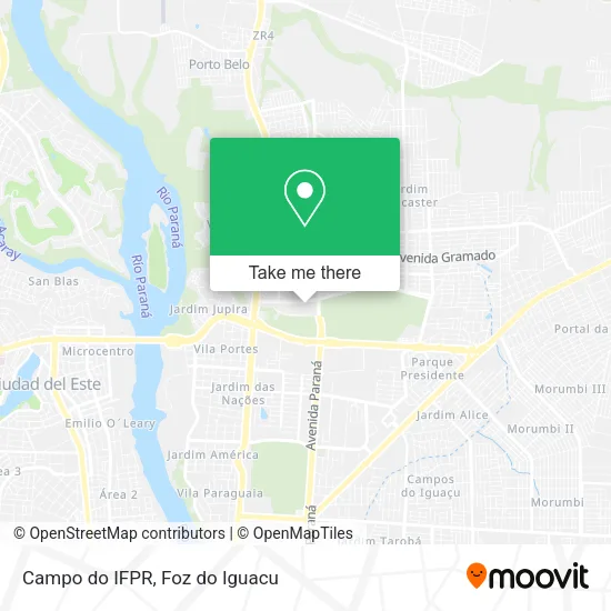 Campo do IFPR map