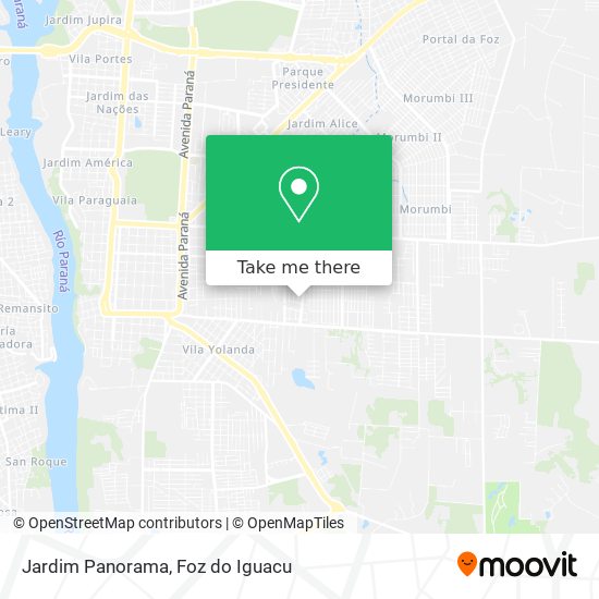 Mapa Jardim Panorama