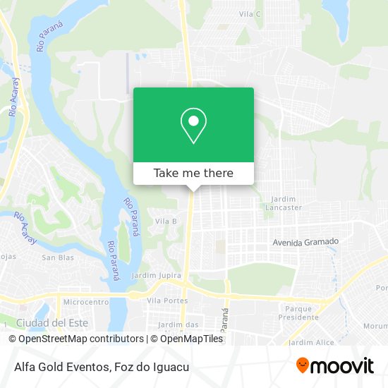 Alfa Gold Eventos map