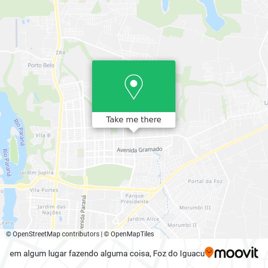 em algum lugar fazendo alguma coisa map