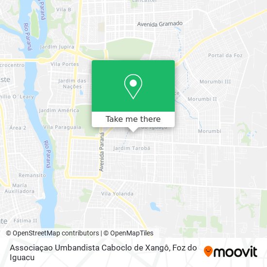 Associaçao Umbandista Caboclo de Xangô map