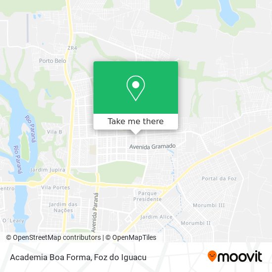 Academia Boa Forma map